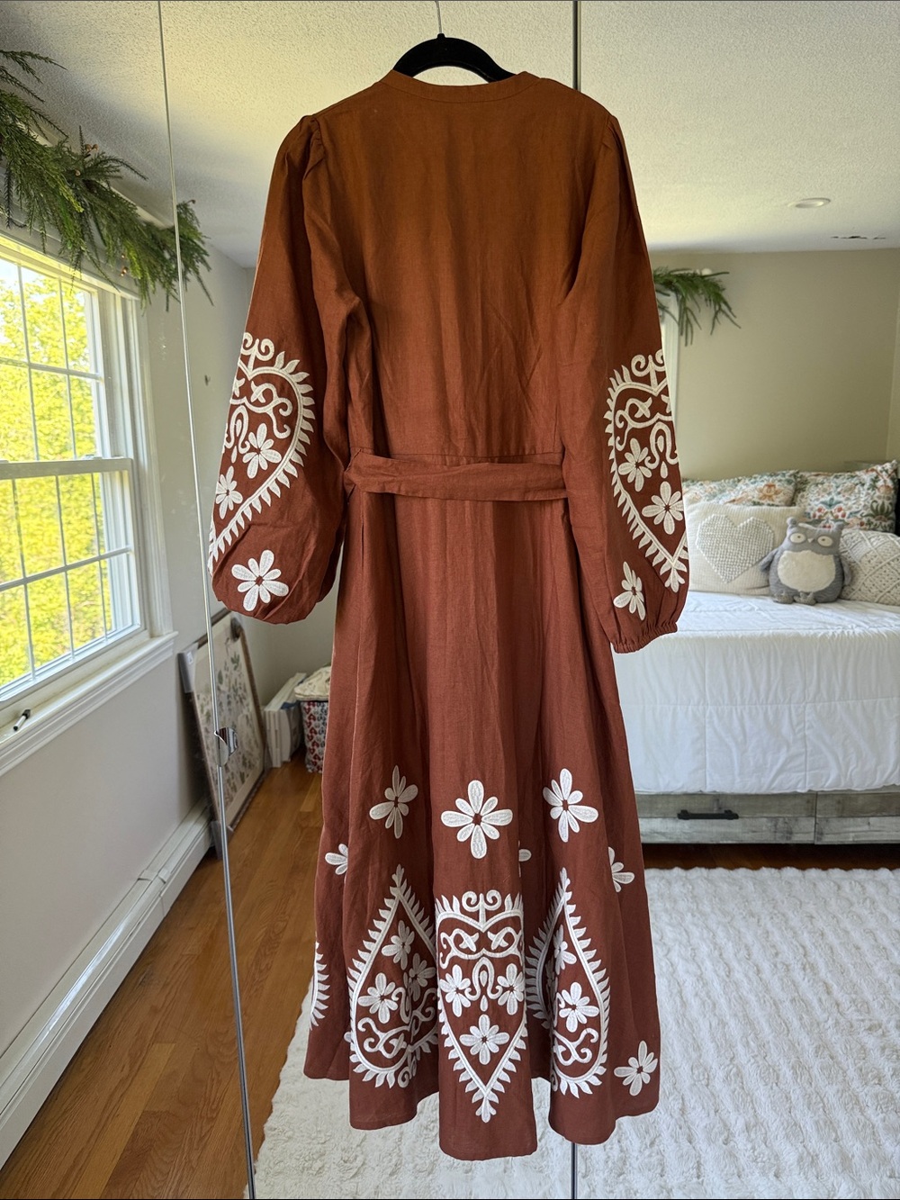 Boden Mae Linen Blend Shirt Dress - Picture 4 of 16